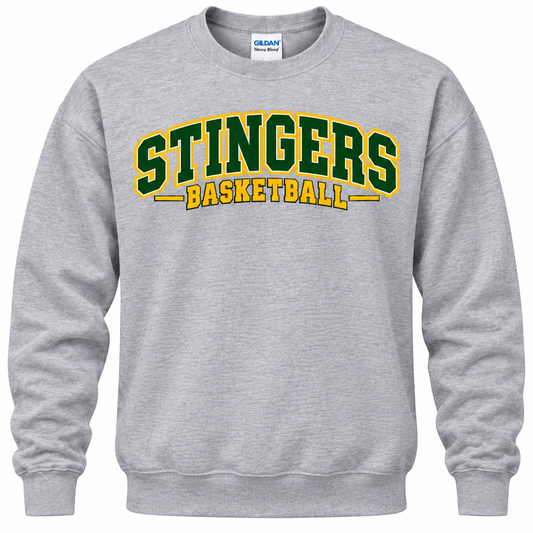 STINGERS Varsity Basketball - Crewneck Sweatshirt