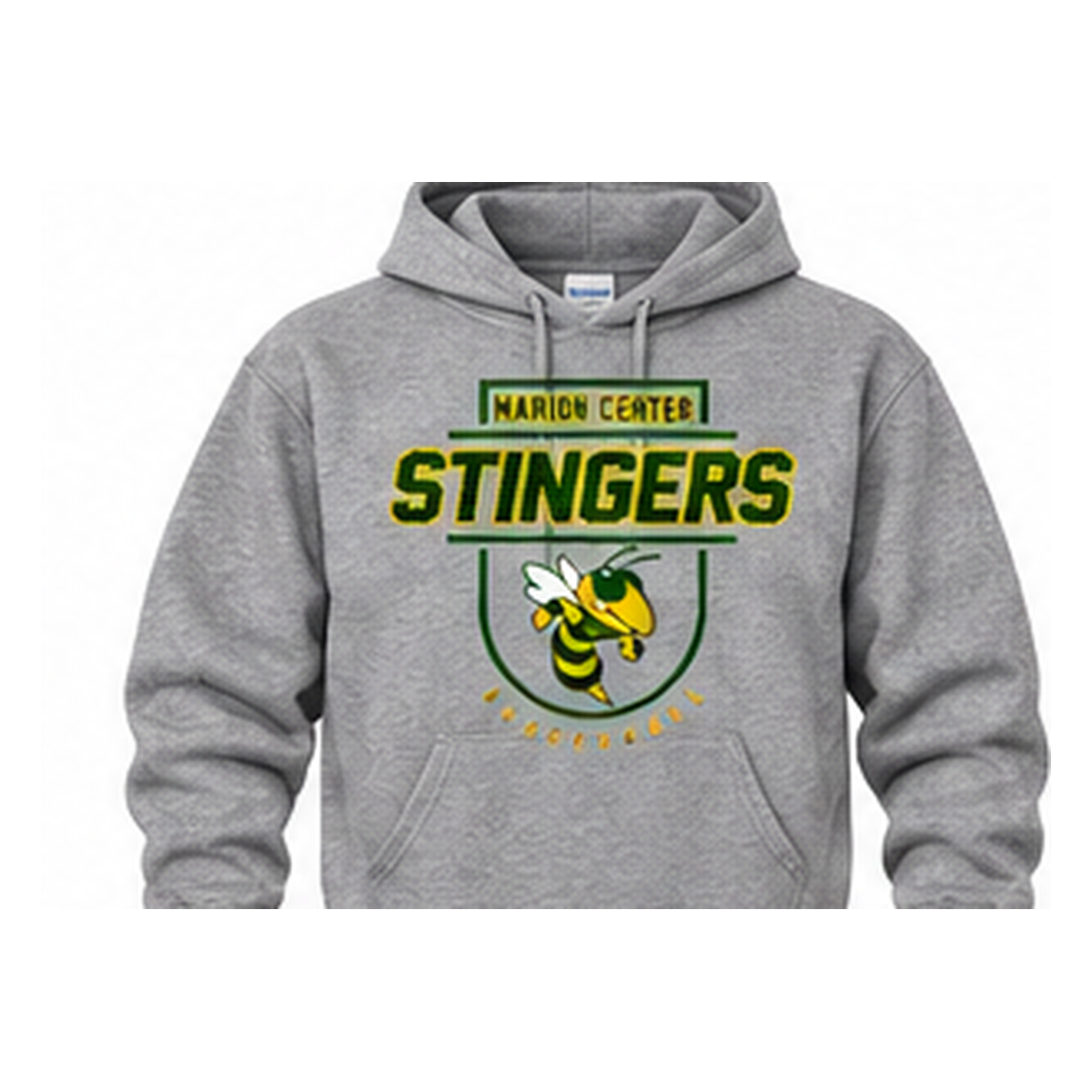 Marion Center STINGERS Mascot Basketball - Pullover Hoodie