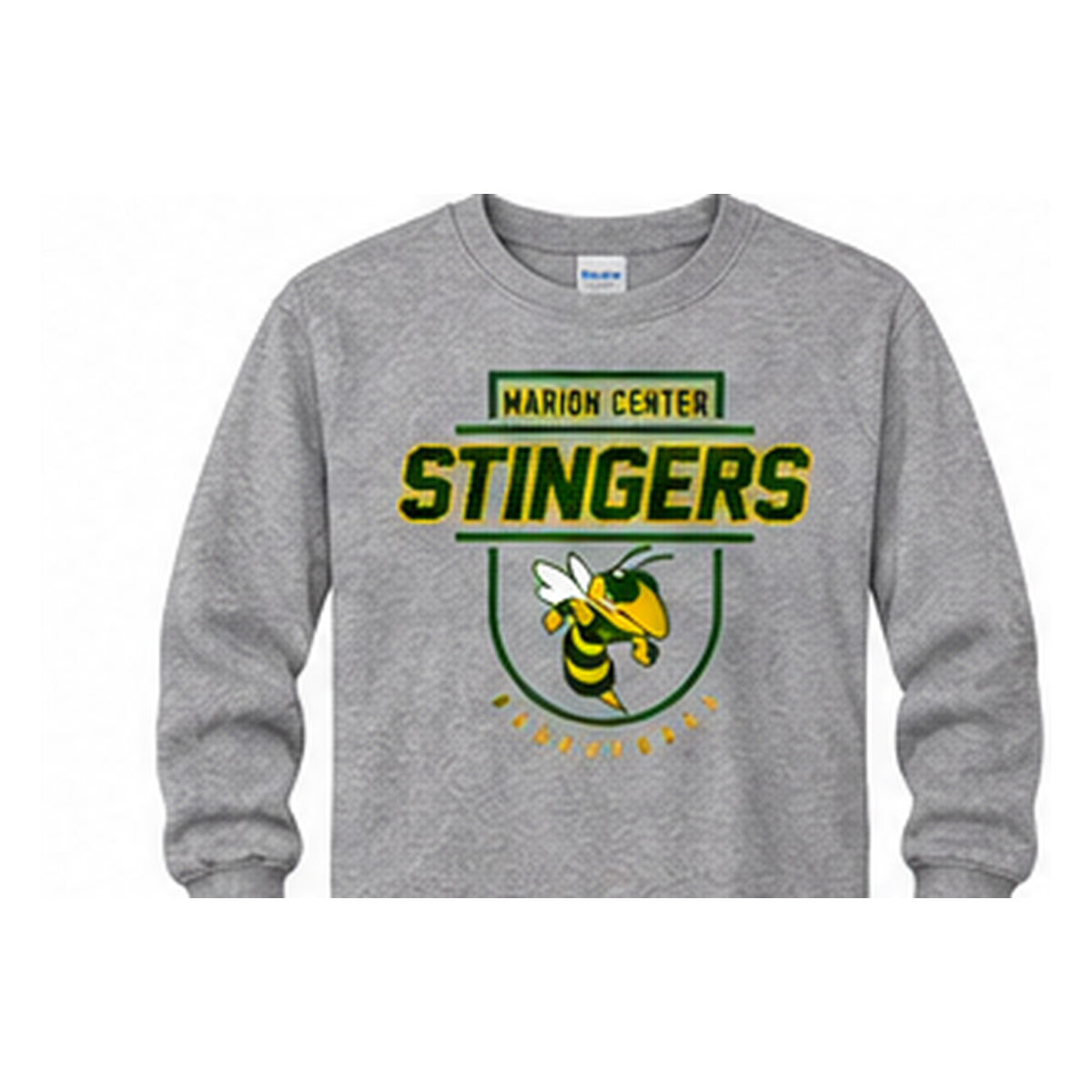 Marion Center STINGERS Mascot Basketball - Long Sleeve T-Shirt