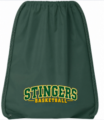 Marion Center STINGERS Drawstring Bag - Varsity Basketball